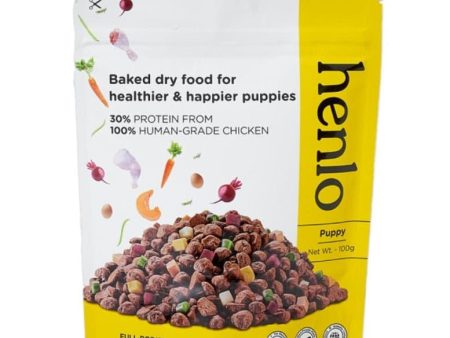 Henlo Chicken & Vegetable Baked Dry Food for Puppies Sale