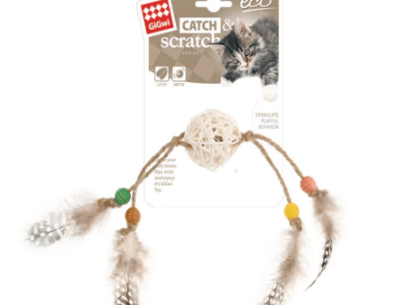 Gigwi Eco Line Catch Scratch Toy for Cats (Beige) Fashion