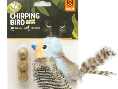 Fofos Blue Bird with Catnip Balls Interactive Toy for Cats on Sale