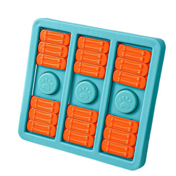 Pet Vogue Slow Feeder Rectangle Shaped Toy for Dogs (Turquoise Orange) Online