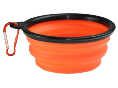 Emily Pets Bowl for Dogs and Cats (Orange) Online Hot Sale