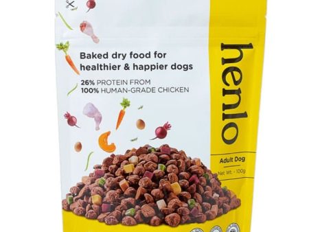 Henlo Chicken & Vegetable Baked Dry Food for Adult Dogs Special Offer Sale