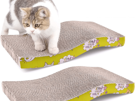 Emily Pets Sofa Bed Scratching Pad for Kittens (Beige) (Pack of 2) Online now