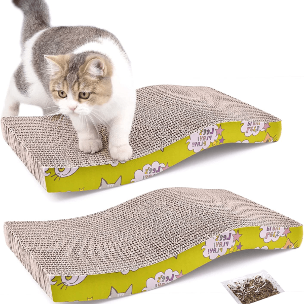 Emily Pets Sofa Bed Scratching Pad for Kittens (Beige) (Pack of 2) Online now