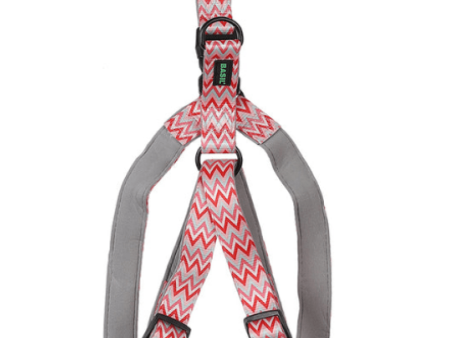 Basil Printed Adjustable Harness for Dogs (Pink) Online Hot Sale