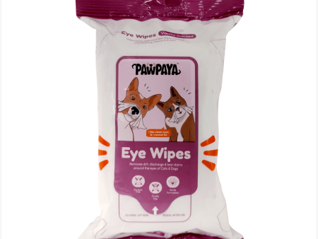 Pawpaya Eye Wipes for Dogs and Cats on Sale