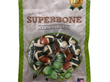 Superbone Chicken Knotted Bone with Olive Oil Dog Treat Online Hot Sale