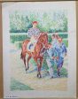 QUADRO VINTAGE GARA CAVALLI DA CORSA FIRMATO Sydney Percy Kendrick  BM53.3 Cheap