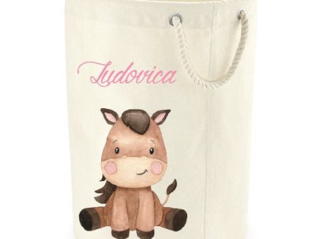 Cesta Porta giochi personalizzabile Baby Horse Discount