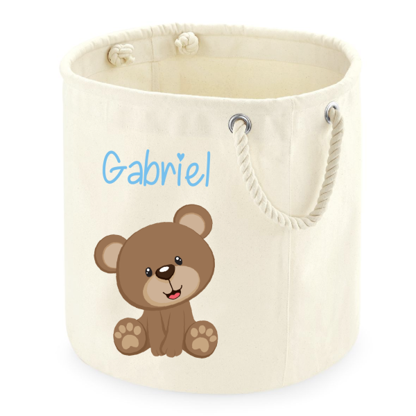 Cesta Porta giochi personalizzabile Orsetto Supply