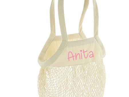 Borsa porta giochi da spiaggia in cotone organico personalizzabile Online Hot Sale