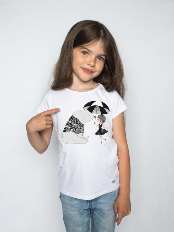 tshirt bambina IN 100% COTONE Cheap