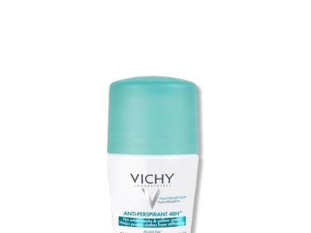 VICHY Anti-trace Antiperspirant Deodorant Roll-On 48T, 50 ml Online now