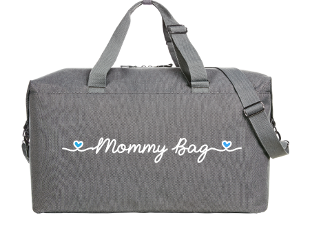 Borsone Mommy Bag Grey bianco azzurro Online Sale