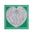 Foulard Quadrato Mappemonde Verde For Discount