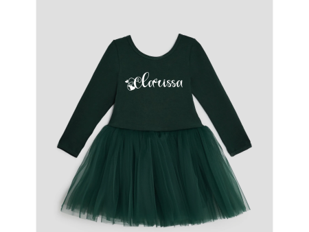 Tutù abitino in tulle Emerald Personalizzabile con nome Discount