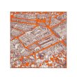 Foulard Quadrato Turgot Orange Cheap