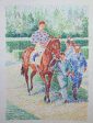 QUADRO VINTAGE GARA CAVALLI DA CORSA FIRMATO Sydney Percy Kendrick  BM53.3 Cheap