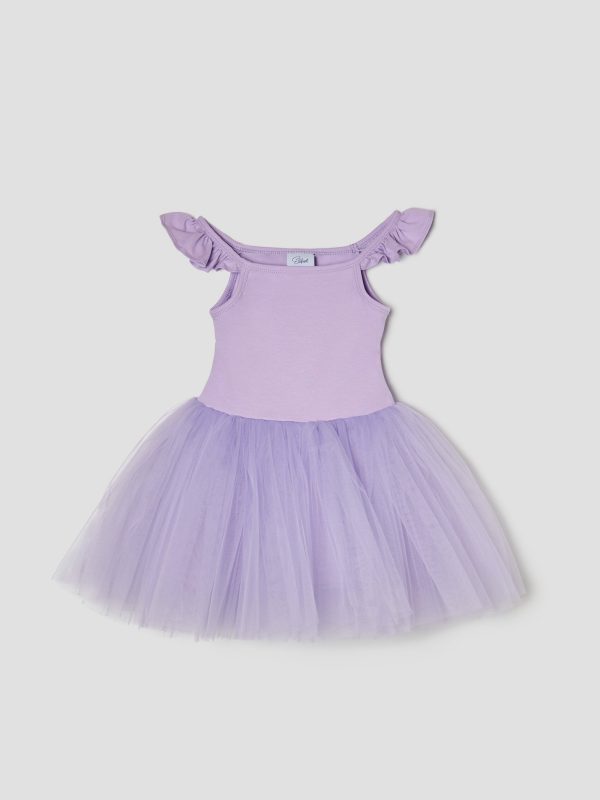 Tutù abitino in tulle Lilla Personalizzabile con nome Hot on Sale