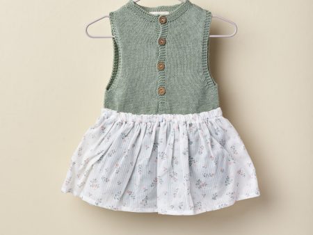 Body Bimba ad abitino fiori Verde Online Hot Sale