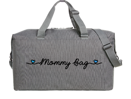 Borsone Mommy Bag Grey nero azzurro Online