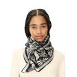 Foulard Quadrato Ludwig Nero For Discount