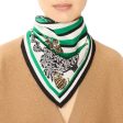 Foulard Quadrato Astrologie Labyrinthe Verde Cheap