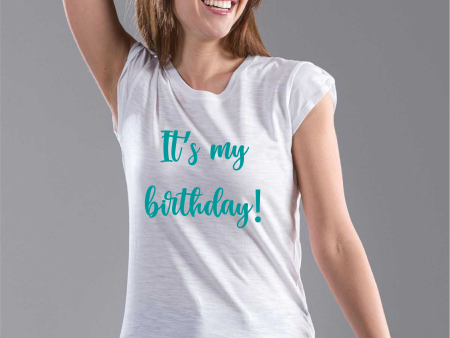 T-shirt celebrativa It s my Birthday! on Sale