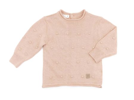 Maglia apertura dietro mini pom-pom - ROSA 461 Cheap