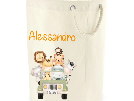 Cesta Porta giochi personalizzabile Safari Hot on Sale