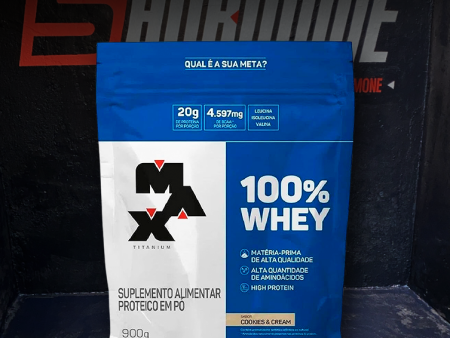 100% Whey Refil 900G - Max Titanium Online now