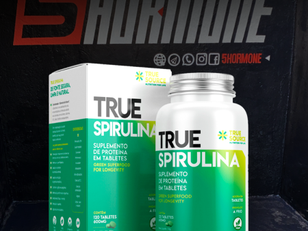 Longevidade e Prevenção True Spirulina 600mg c  120 tabletes - true source Cheap