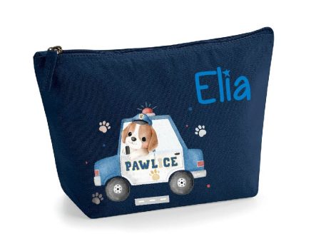 Pochette in cotone organico personalizzabile Cagnolino Pawlice Online