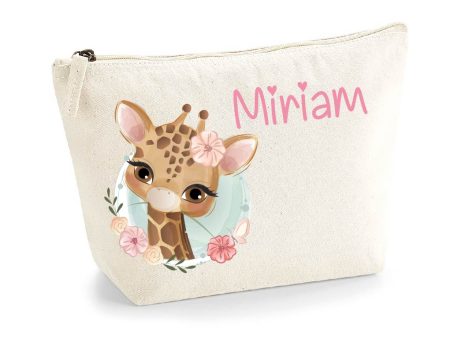 Pochette in cotone organico personalizzabile Giraffa Online Hot Sale