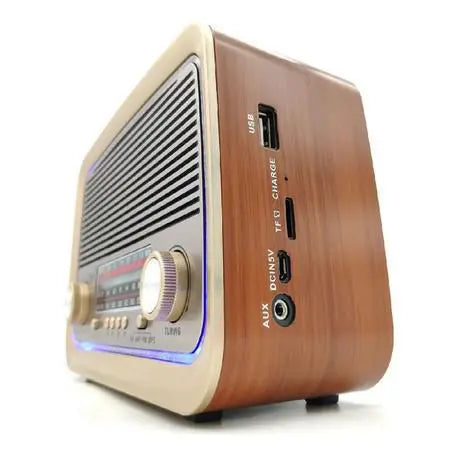 Rádio Retro com Lanterna e Bluetooth For Discount