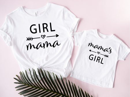 Coppia di Tshirt mama s girl Online now