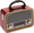 Rádio Retro com Lanterna e Bluetooth For Discount