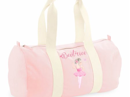 Borsone in cotone canvas personalizzato Ballerina danza Cheap