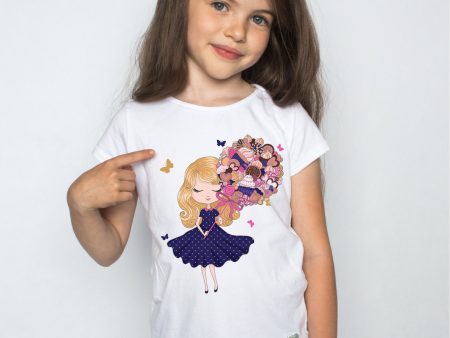 tshirt bambina IN 100% COTONE Cheap