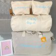 Borsone mamma, 1 borsone baby  e 2 Pochette con cuoricini Online Sale