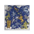 Foulard Quadrato Astrologie Duck Blu Cadetto For Cheap